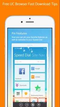 Free UC Browser Fast Download Tips screenshot 1