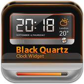BlackQuartz Clock Widget 1.0