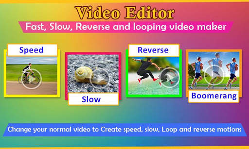 Video Editor – Fast, slow, reverse, boomerang screenshot 1