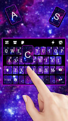 Galaxy Space Keyboard Background screenshot 2