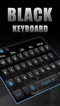 Simple black and blue keyboard theme screenshot 1
