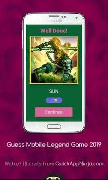 Guess Mobile Legend Game 2019 screenshot 1