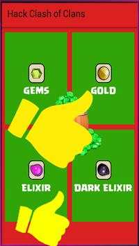 Gems Clash Clans - Prank screenshot 1