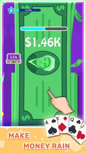 Solitaire: Money Rain स्क्रीनशॉट 2