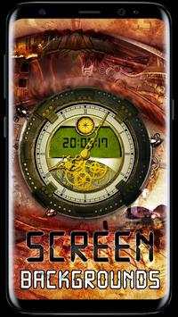Vintage Clock Live Wallpaper 3D: Phone Backgrounds screenshot 6