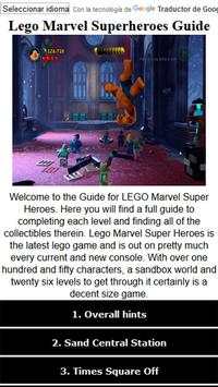 Guide for Lego Marvel free screenshot 1