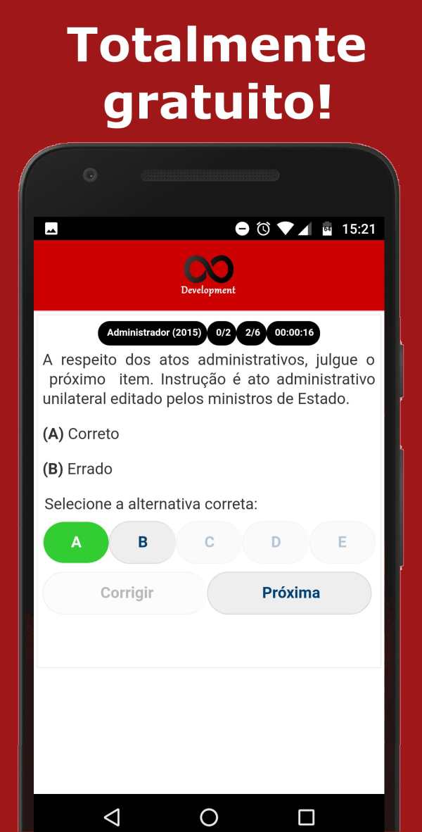 Simulado Direito Administrativo para Concursos 3 تصوير الشاشة