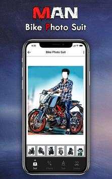 Men Moto Bike Photo Suit - Bike Rider Image Editor screenshot 1