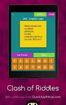 Clash of Riddles - Best Conundrums and Enigmas screenshot 13