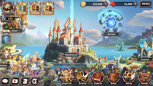 WITH HEROES - IDLE RPG screenshot 6