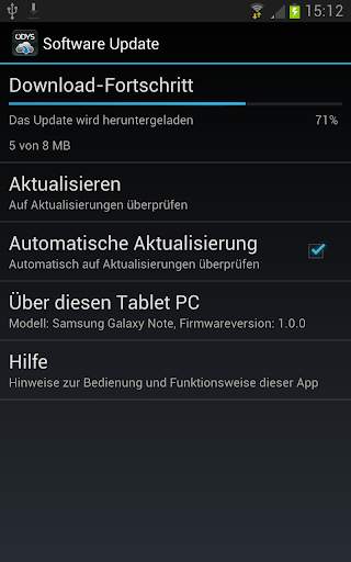 Update App for ODYS Tablet PCs screenshot 3