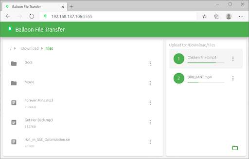 HTTP File Server, Wifi File Transfer screenshot 3