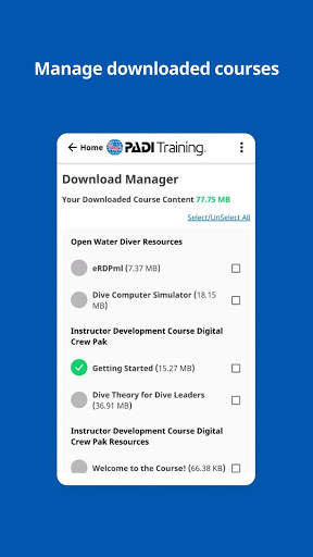 PADI Training screenshot 6