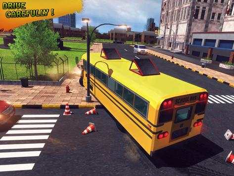 Sopir Bus Sekolah Tinggi: Bus Transport Game screenshot 16