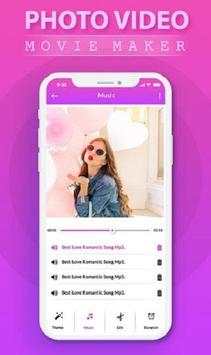Photo Video Movie Maker With Music Photo Slideshow screenshot 4