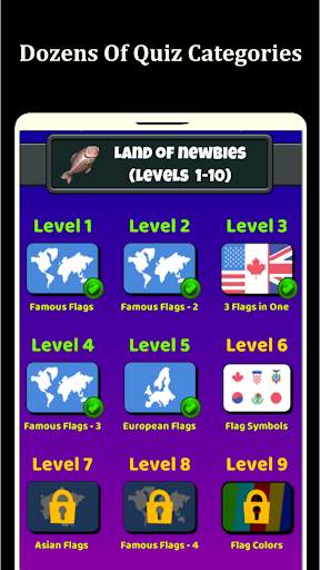 World Flags Quiz Game скриншот 5