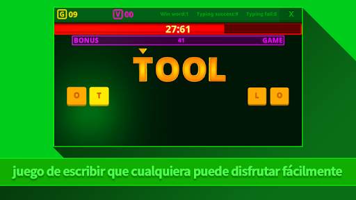 Batalla de palabras(Typing Fighting) screenshot 1