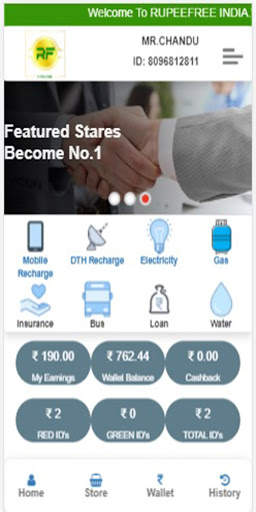 RUPEEFREE - Mobile Recharge , Bill Payments screenshot 2