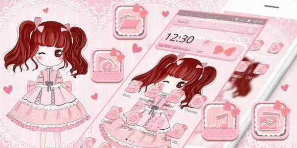 Cute Pink Kawaii Princess Theme 4 تصوير الشاشة