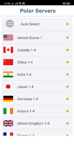 Polar VPN - Fast and Easy - For Games - COD - Pubg screenshot 3