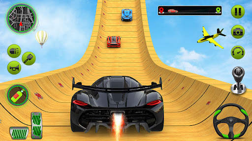 Impossible Mega Ramp Car Stunt screenshot 10