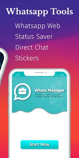 Whats Manager - Direct Chat, Whatsapp Web, Status screenshot 2