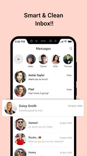 Messages screenshot 1