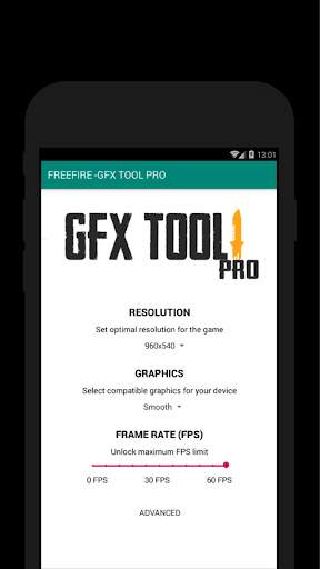 60 FPS Booster - GFX Tool PRO FOR FREE FIRE (FREE) screenshot 3