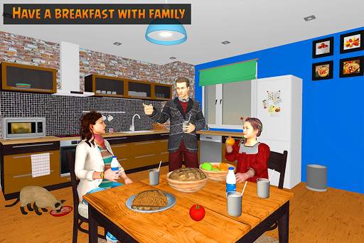 Handsome Virtual dad: Father Simulator Family life screenshot 7