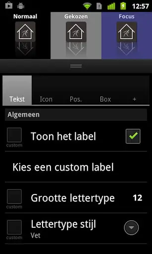 Lightning Launcher  Nederlands screenshot 1