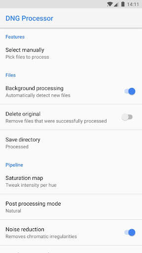 DNG Processor screenshot 1