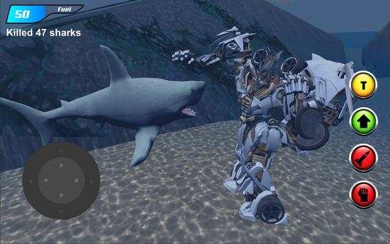 X Robot Car : Shark Water screenshot 2
