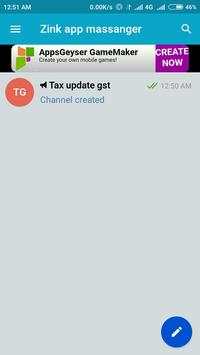Zink app massanger screenshot 2