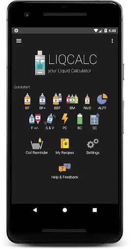 LiqCalc - Liquid Calculator screenshot 1