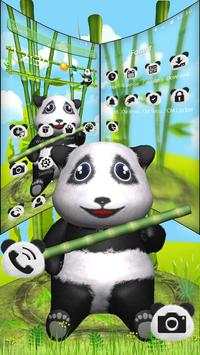 3D Cute Love Panda Theme screenshot 3