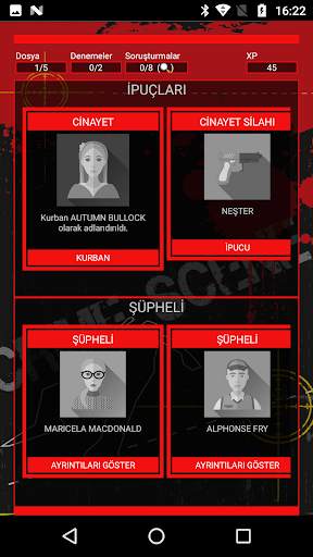 CrimeBot: dedektif oyunları screenshot 1