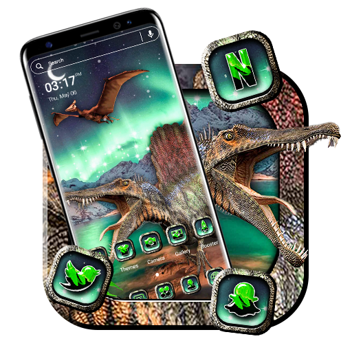 Aurora Dinosaur Launcher Theme icon