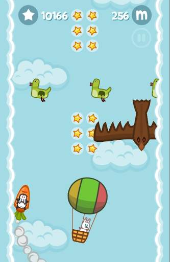 Bunny Goes Boom! Flying Game 🚀 screenshot 1