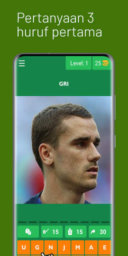 Tebak Pemain Sepak bola - Kuis Sepak Bola screenshot 1