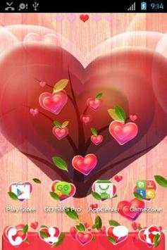 Valentine Heart Launcher Theme screenshot 2