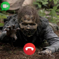 zombie horor fake video call logo