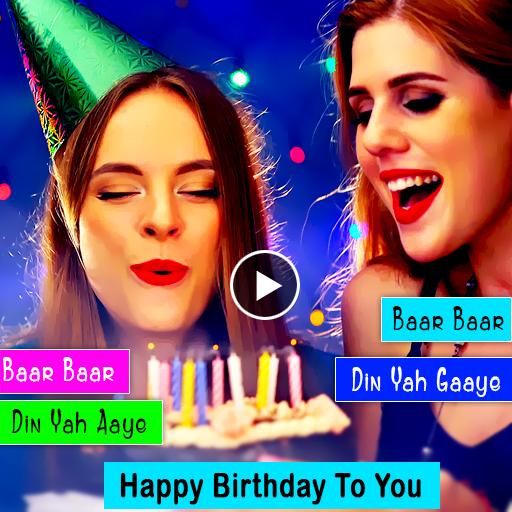Birthday Lyrical Video Maker icon