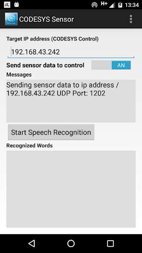 CODESYS Sensor App screenshot 2