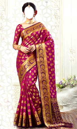 Women Pattu Saree Photo Maker screenshot 3