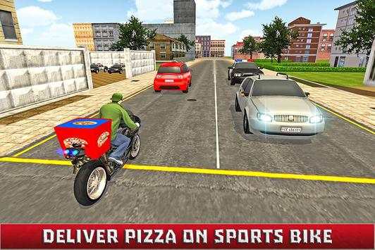 Moto Pizza Delivery Boy 3D screenshot 9