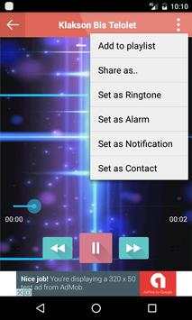 Klakson Telolet Bus Ringtone screenshot 3