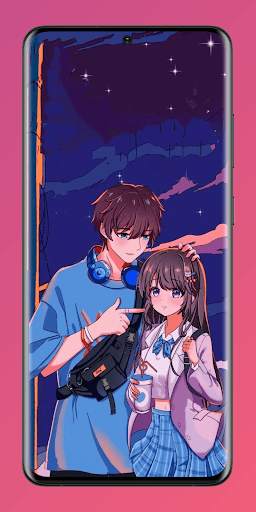 Anime Couple Wallpaper HD 4K screenshot 4