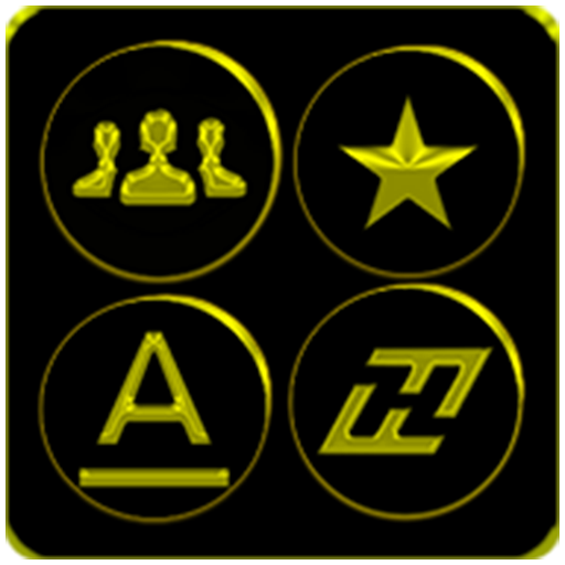 Black and Yellow Icon Pack icon