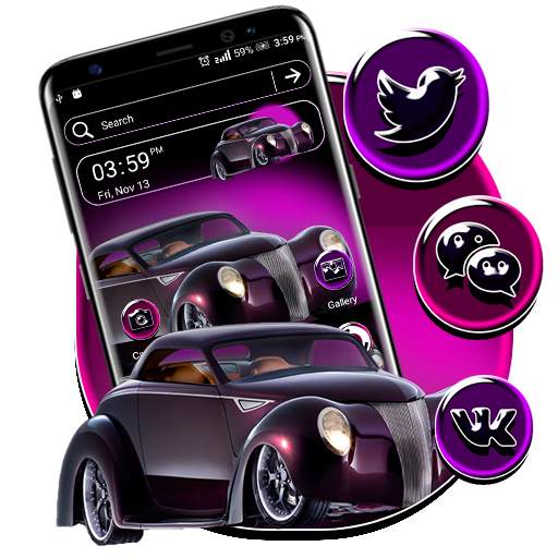 Purple Car Theme 1.0