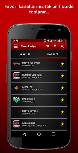 Mobil Canlı Radyo - Tüm Radyolar - Müzik Dinle screenshot 2